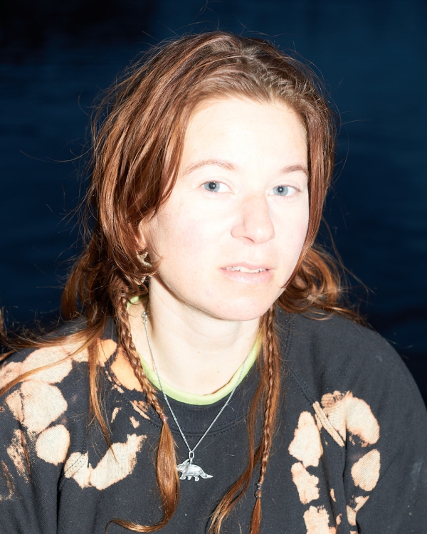 A portrait of the artist Josefin Arnell
                                          by the photographer Lukas Heistinger