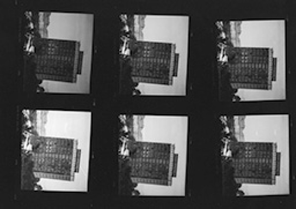 Andreas DUSCHA, Red Road 2026 b/w photography on baryta paper 210 x 240
                                          cm