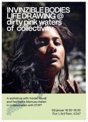 Event poster Invinzible Bodies Life Drawing 2026
